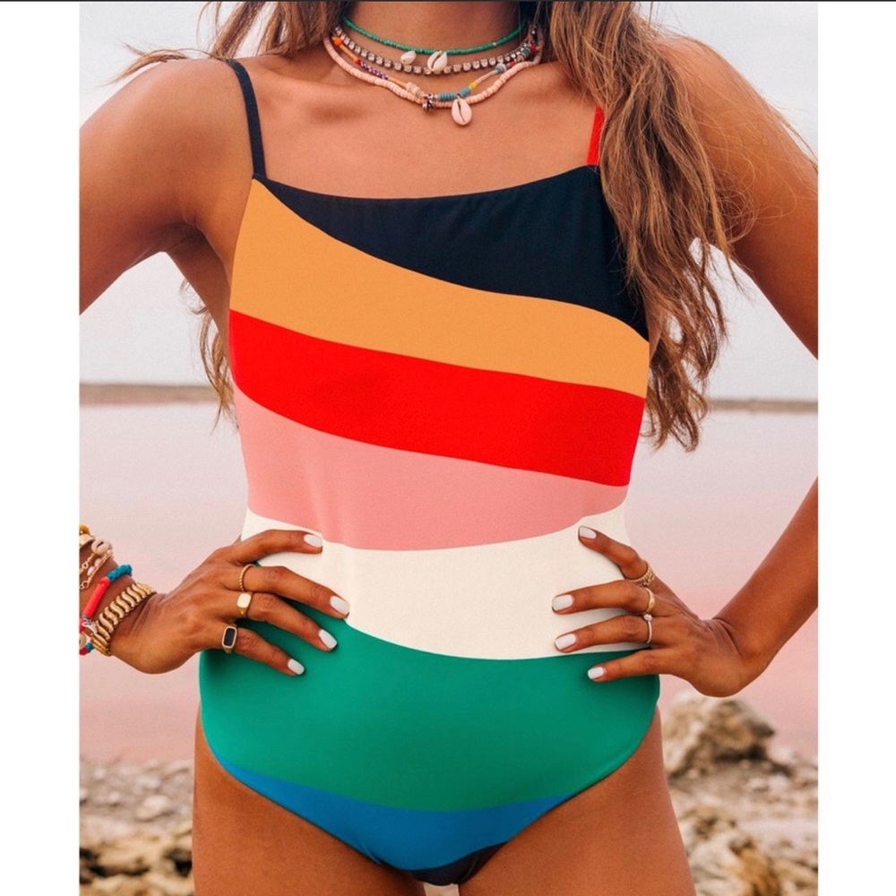 NEW Billabong Sincerely Jules Mas Fiestas Swimsuit